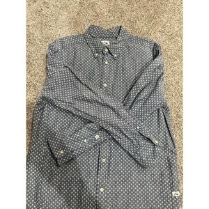 Quiksilver Long Sleeve Shirt Button Up Size‎ L  Fun Noughts and Crosses Print